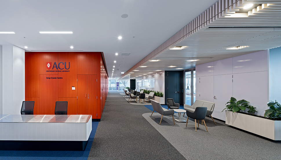 Australian Catholic University's (ACU) Saint Teresa of Kolkata (STK) building in the inner-city Melbourne suburb of Fitzroy