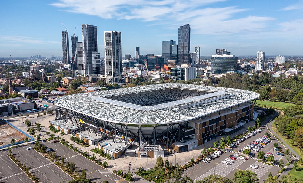 Western Sydney Stadium XLERPLATE steel