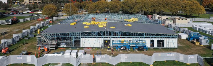COVID Surge Centre, ACT. TRUECORE steel