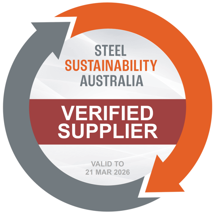 SSA verified supplier logo BlueScope steel manufacturing mill