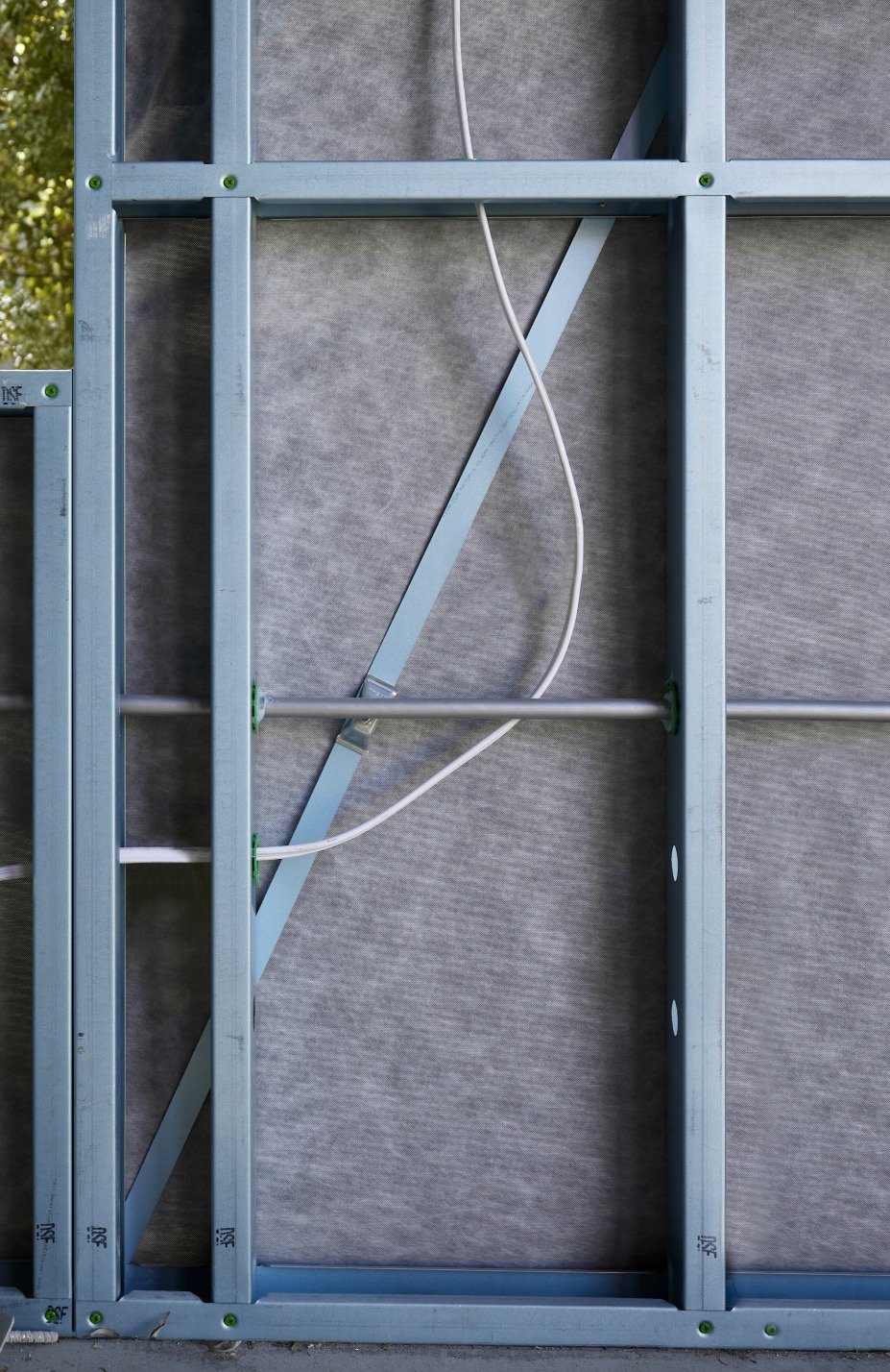 Insulation and steel framing