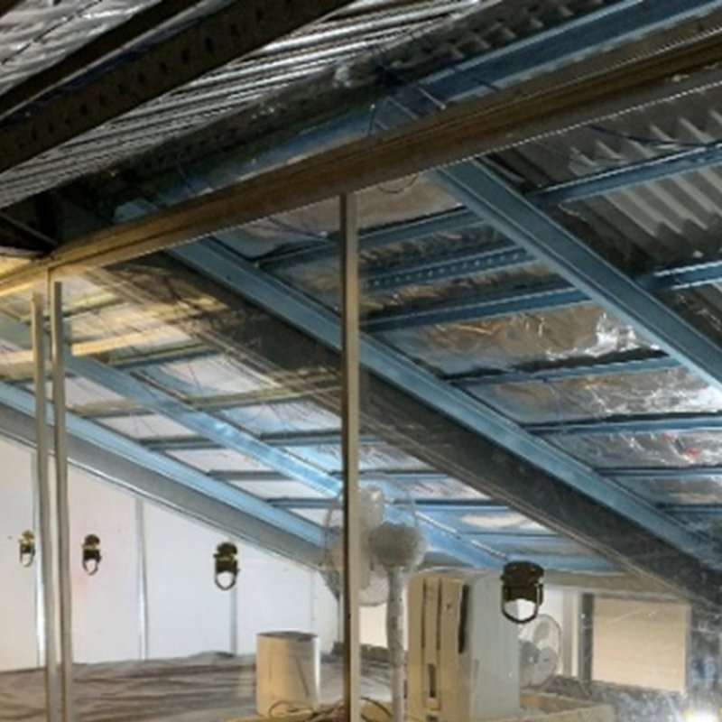 BlueScope purpose built condensation characterisation test roof rig