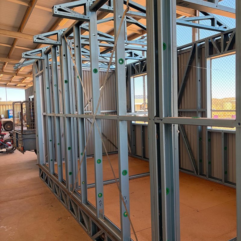 TRUECORE® steel frames at APY Trade Training Centre, Umuwa, NT.
