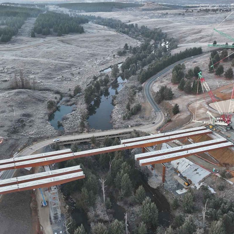 Molonglo River Bridge, REDCOR® weathering steel
