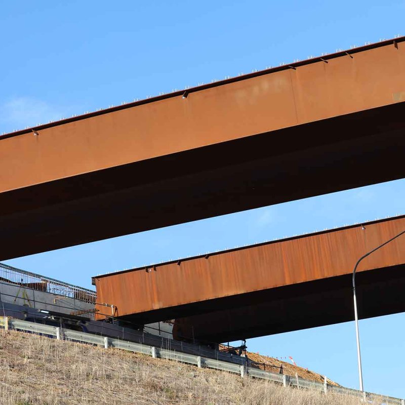 Molonglo River Bridge, REDCOR® weathering steel