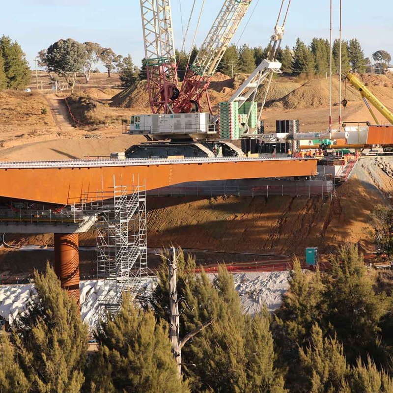 Molonglo River Bridge, REDCOR® weathering steel