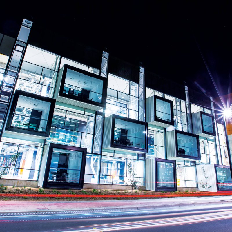 Cladding made from REDCOR® weathering steel was used on the University of Wollongong iAccelerate Centre
