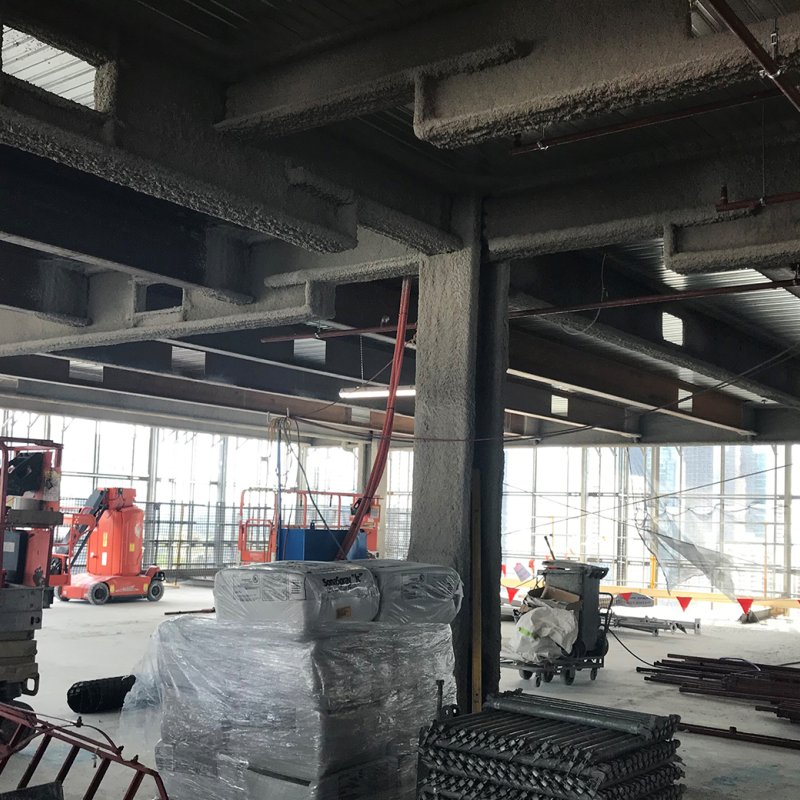 405 Bourke Street uses BlueScope welded beams and columns made from XLERPLATE® steel; XLERPLATE® steel plate; DECKFORM® steel decking