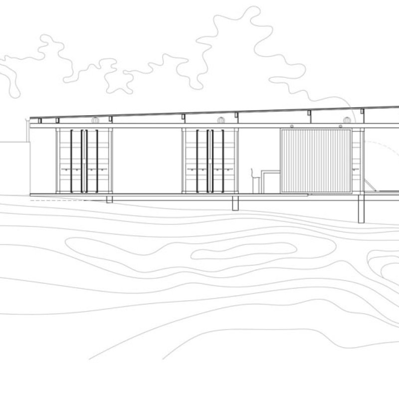 This bush retreat combines the brutal posturing of prosaic shipping containers with the refined elegance of a soaring lightweight roof made from COLORBOND® steel in LYSAGHT KLIP-LOK® 700 profile, in the colour Ironstone®