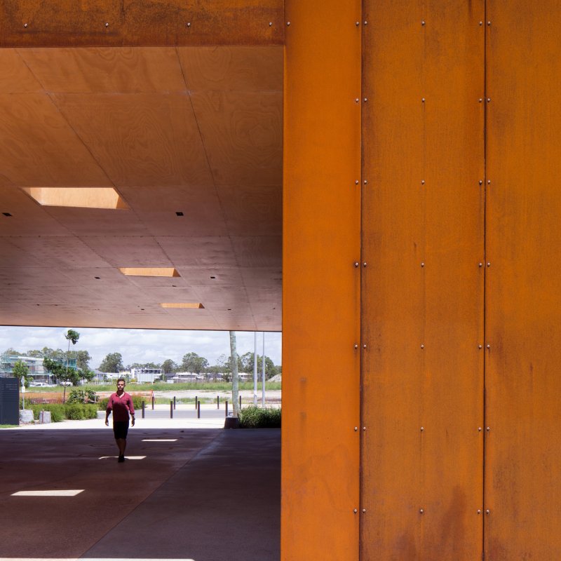 Cladding made from REDCOR® weathering steel was used on the Fitzgibbon Community Centre in Queensland