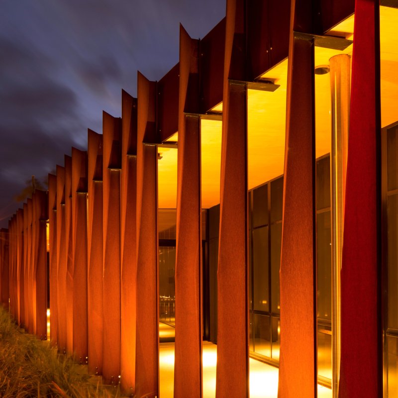Cladding made from REDCOR® weathering steel was used on the Fitzgibbon Community Centre in Queensland