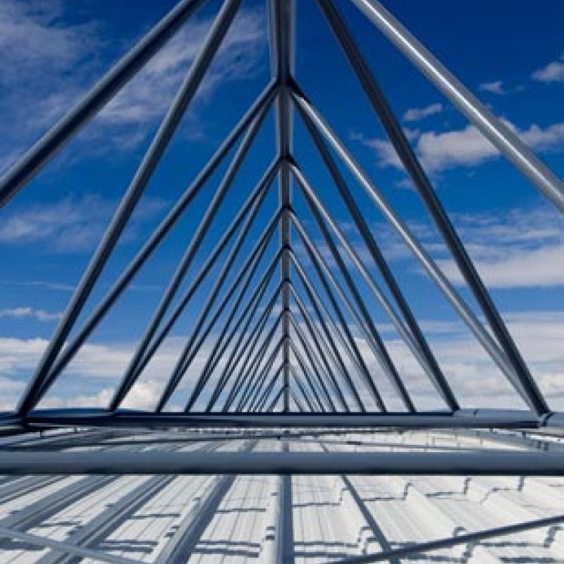 Transend Primary Store at Bridgewater near Hobart, roofing made from  Fielders HiKlip® 630 made from COLORBOND® steel in the colour Shale Grey™