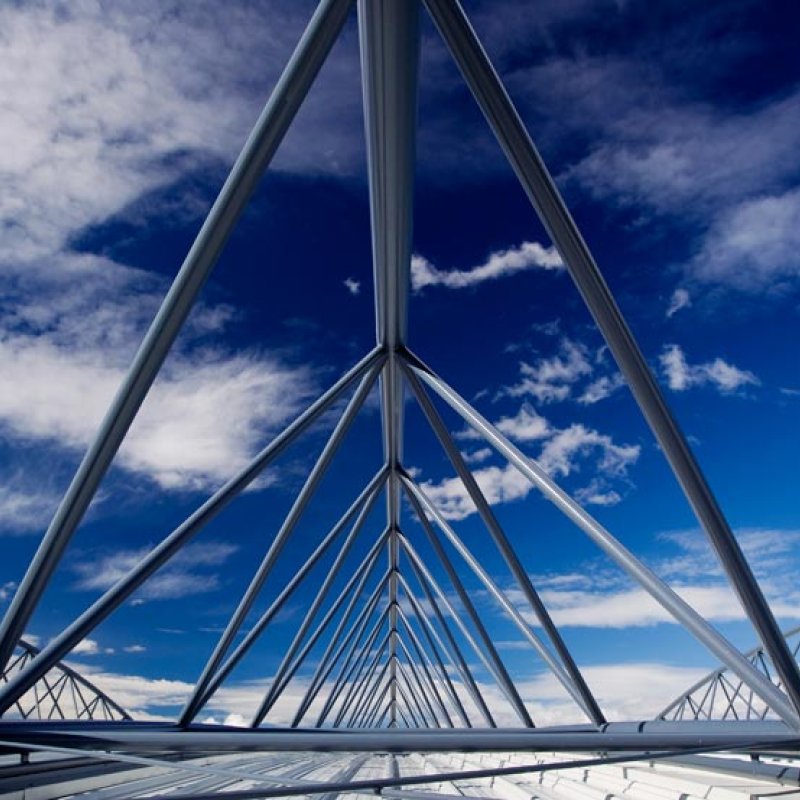Transend Primary Store at Bridgewater near Hobart, roofing made from  Fielders HiKlip® 630 made from COLORBOND® steel in the colour Shale Grey™