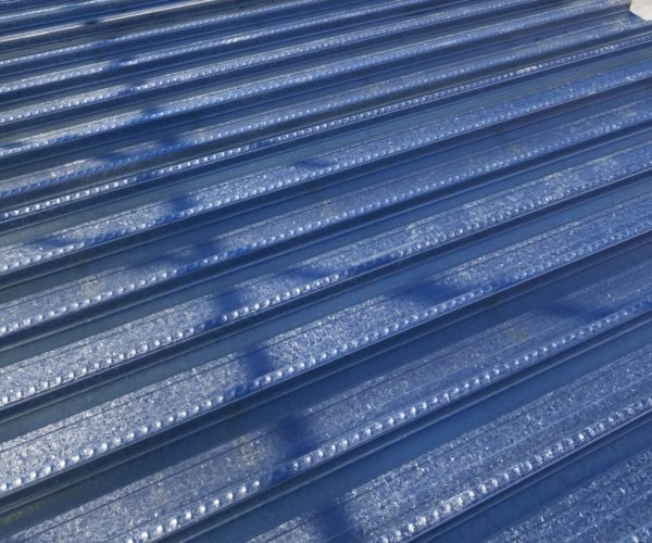 DECKFORM® steel for permanent structural formwork used in the construction of suspended concrete slabs