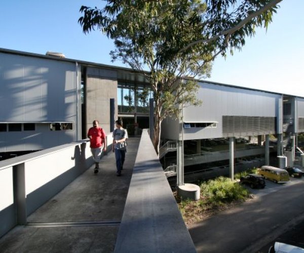 BlueScope welded beams and columns can be used in carparks
