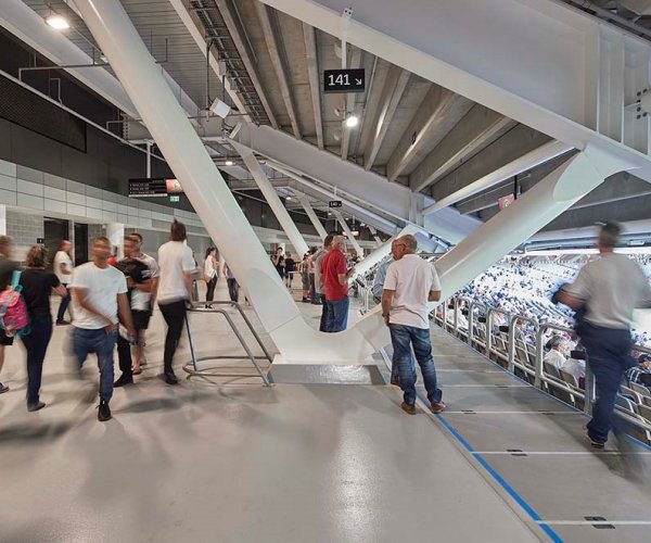 Optus stadium welded beams and columns-BlueScope steel