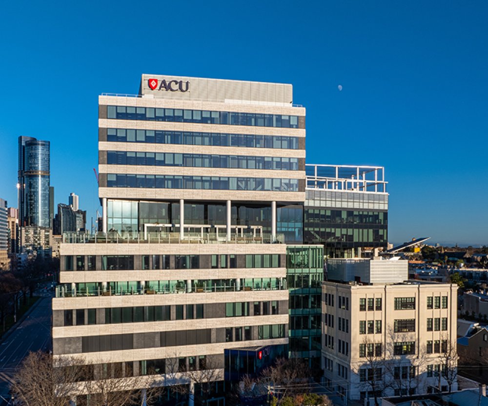 BlueScope Welded Beams and Columns provide structural integrity for the ACU’s innovative vertical campus